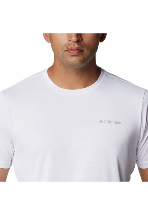Camiseta Hombre Columbia Hike Crew Blanco-3