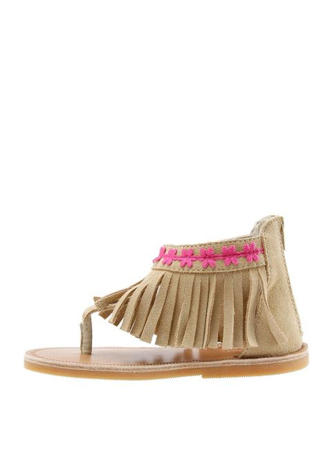 Sandalia Cuero Niña Taha Camel-3