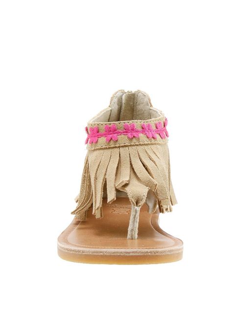 Sandalia Cuero Niña Taha Camel-4