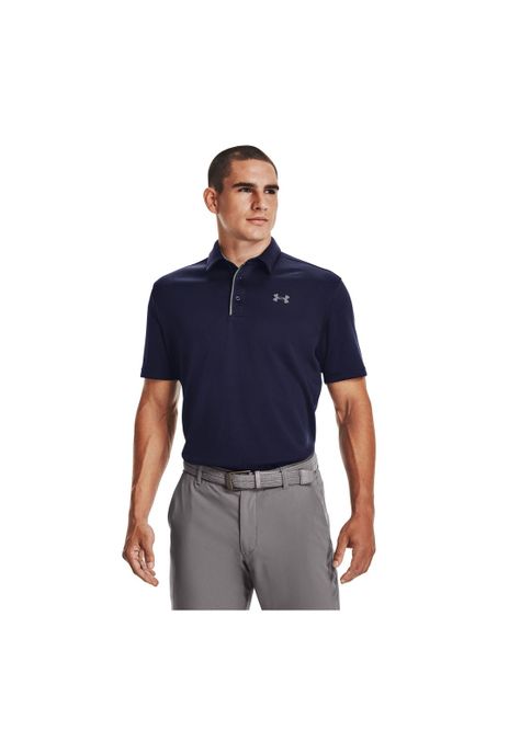 Polo UA Tech para hombre Marino-3