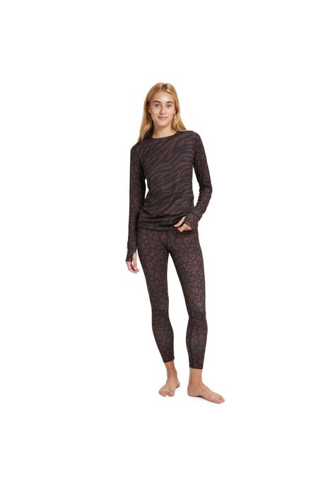 Pantalón Primera Capa Mujer Midweight Café-1