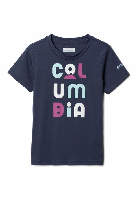 Polera Niña Bessie Butte Grap Azul-0