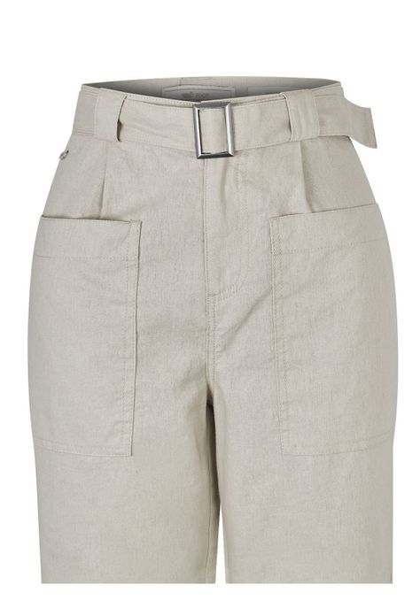 Pantalón Algodón Orgánico Beige Flip Mujer -3