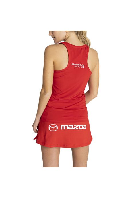 Camiseta Federación Hockey Loc mujer Rojo-1
