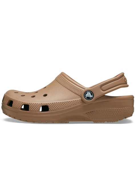Zueco Crocs Niño Classic Clog Café-1