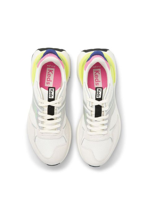 Zapatilla Cuero Mujer Tiasa Blanco-3