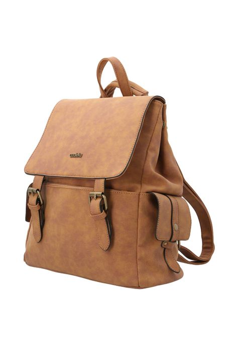 Cartera Rex Backbag Camel Mujer-1