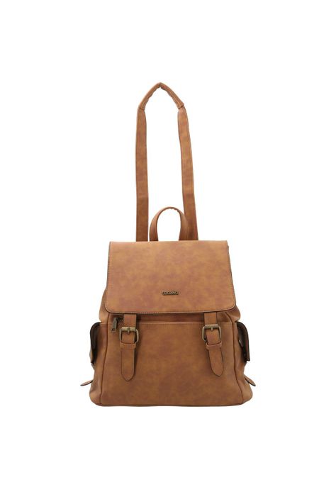 Cartera Rex Backbag Camel Mujer-4