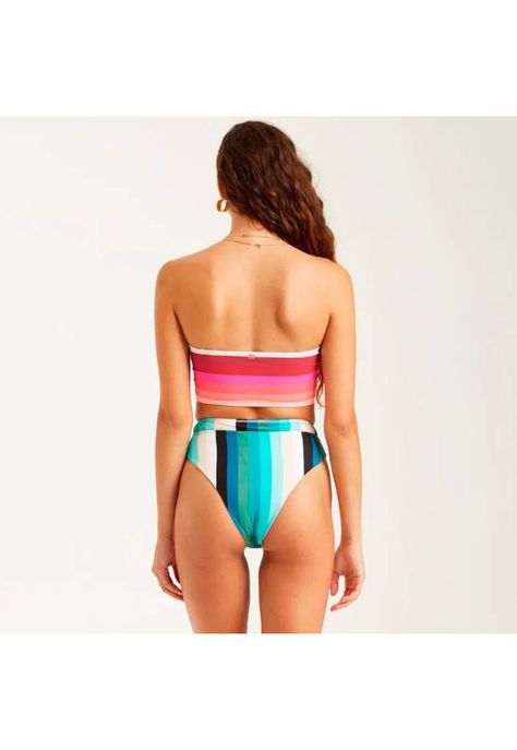 Bikini Sosten  Sol Stripes Sunny Multicolor Mujer-4