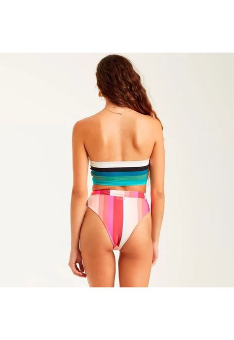 Bikini Sosten  Sol Stripes Sunny Multicolor Mujer-5