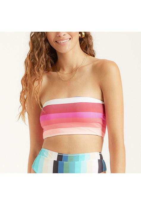 Bikini Sosten  Sol Stripes Sunny Multicolor Mujer-2
