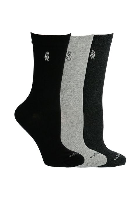 Calcetín Mujer Pack Nontight Negro-0