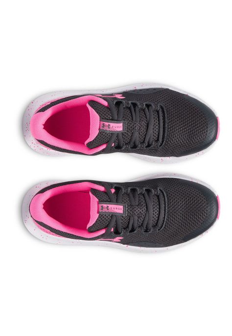 Zapatillas run Surge 4 para niñas Negro-4