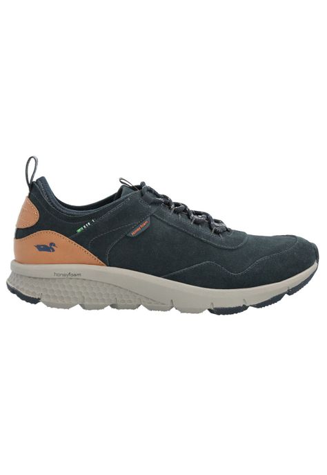 Zapatilla Cuero Hombre Shire Azul -0