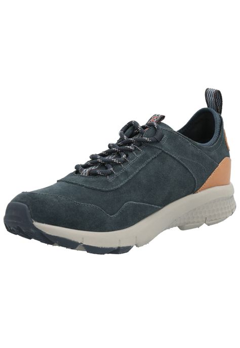 Zapatilla Cuero Hombre Shire Azul -3