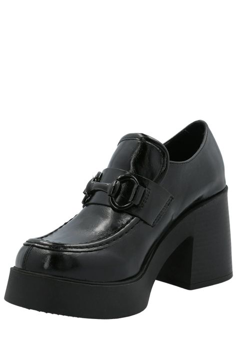 Mocasín Fulham Mujer Negro-4