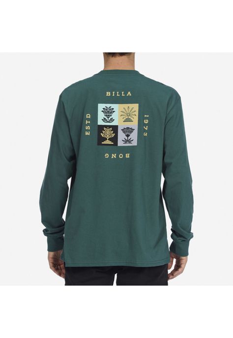 Polera M/L Hombre Unison M Tees Café-1