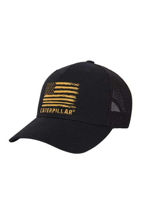 Jockey Unisex Distressed Flag Flexfit Negro-0