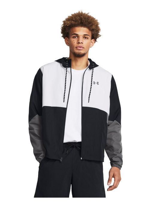 Cortavientos UA Legacy Negro para hombre-0
