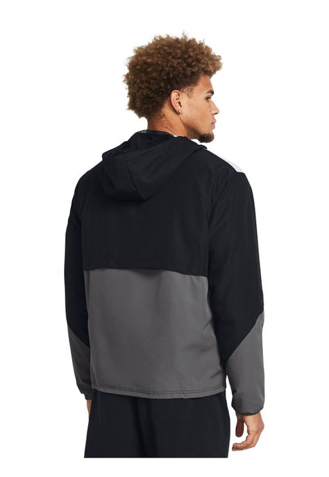 Cortavientos UA Legacy Negro para hombre-1