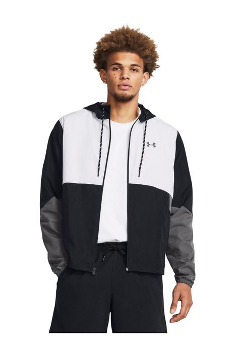 Cortavientos UA Legacy Negro para hombre-3
