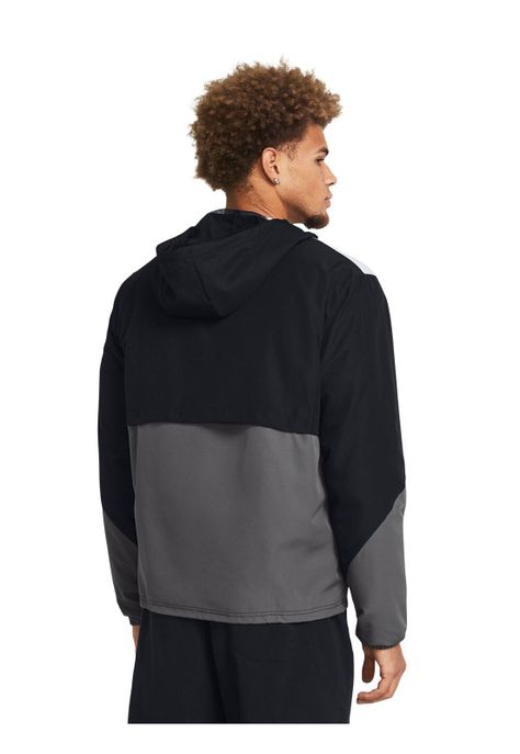 Cortavientos UA Legacy Negro para hombre-4