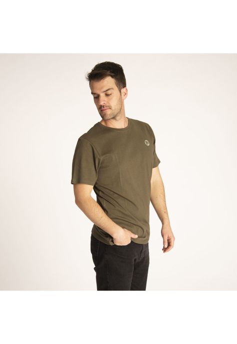 Polera M/C Hombre Basic Merrell Verde-0