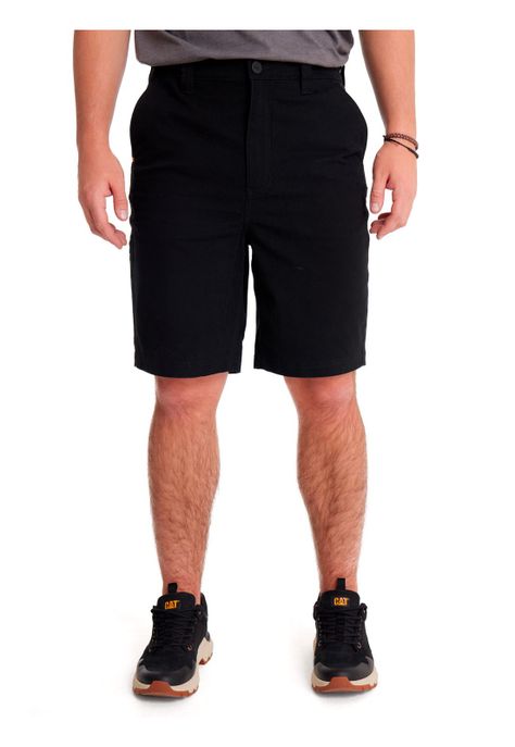 Short Hombre Stretch Canvas Utility Short Negro-0
