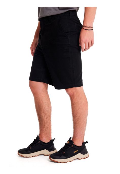 Short Hombre Stretch Canvas Utility Short Negro-3