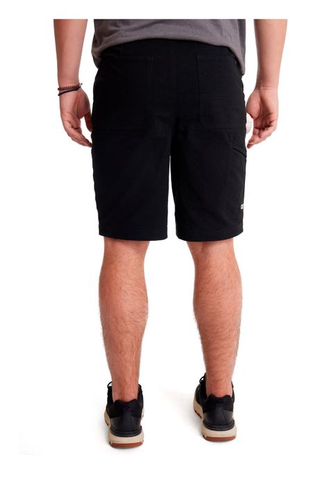 Short Hombre Stretch Canvas Utility Short Negro-4