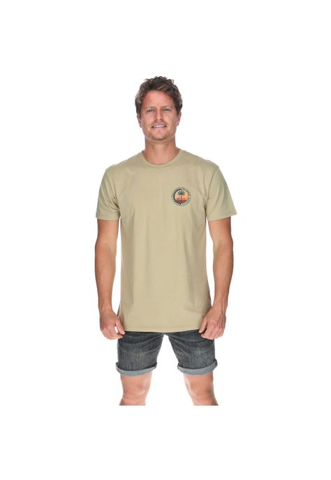 Polera M/C Hombre Transport Ss Amarillo-0