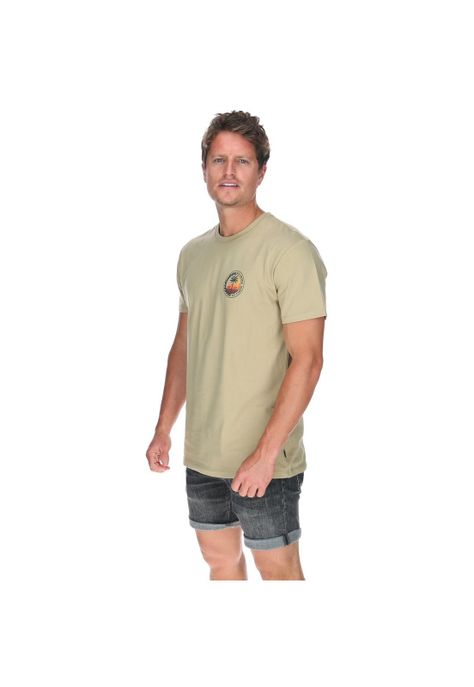 Polera M/C Hombre Transport Ss Amarillo-1