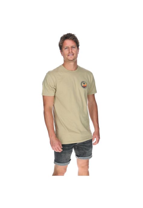 Polera M/C Hombre Transport Ss Amarillo-3