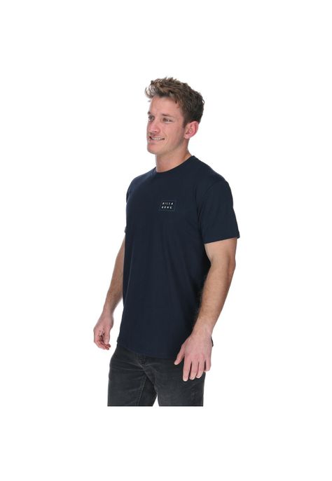 Polera M/C Hombre Diecut Polera Azul-1