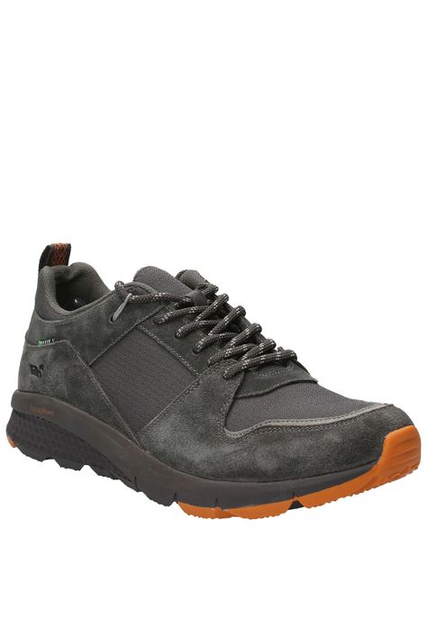 Zapatilla Cuero Hombre Negara Gris Oscuro-1