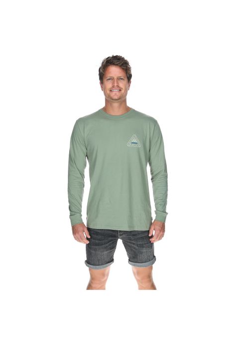 Polera M/L Hombre Walled Ls Verde-0