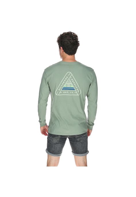 Polera M/L Hombre Walled Ls Verde-2