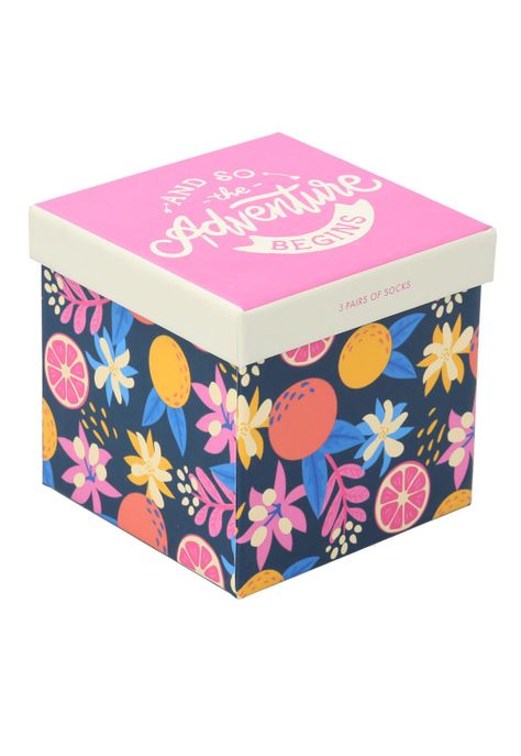 Pack 3 Calcetines Rosado Gift Adven Niña-0
