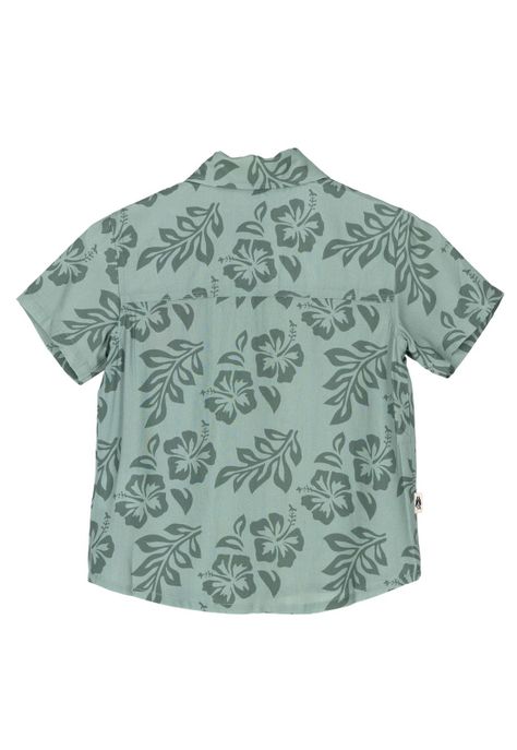 Camisa Niño Hibisco Verde-5