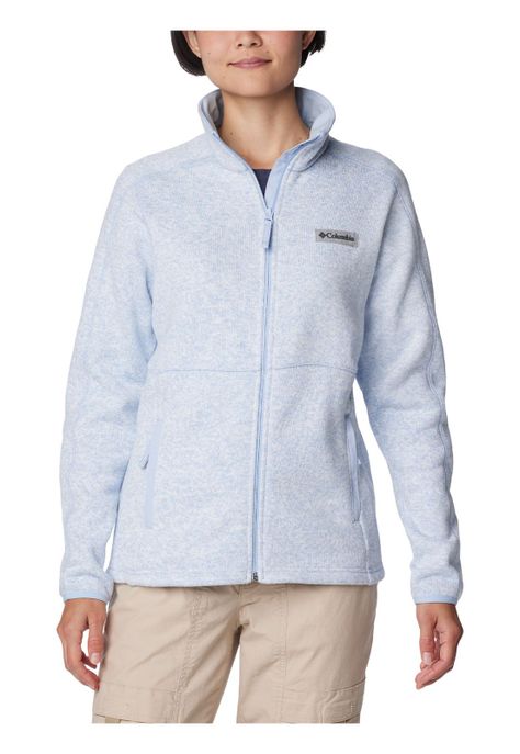 Polar Mujer W Sweater Weather Full Zip Celeste-0