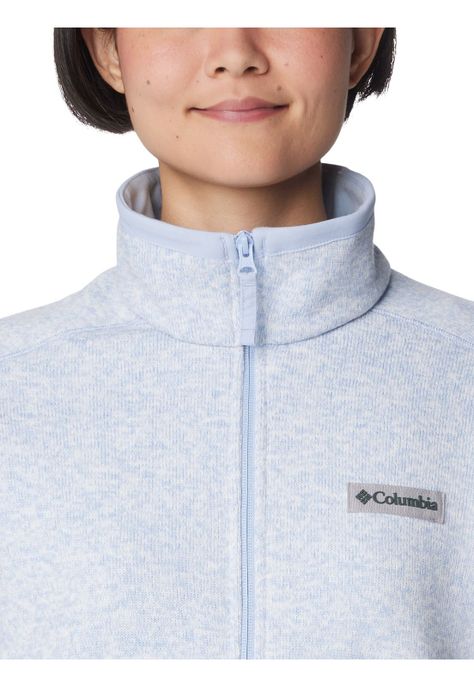 Polar Mujer W Sweater Weather Full Zip Celeste-3