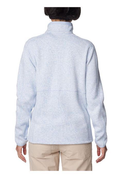 Polar Mujer W Sweater Weather Full Zip Celeste-7