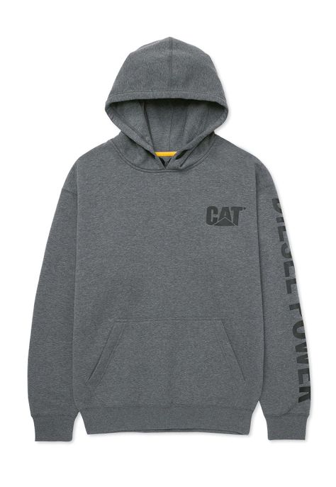 Polerón Hombre Diesel Power Pullover Hoodie Gris-0