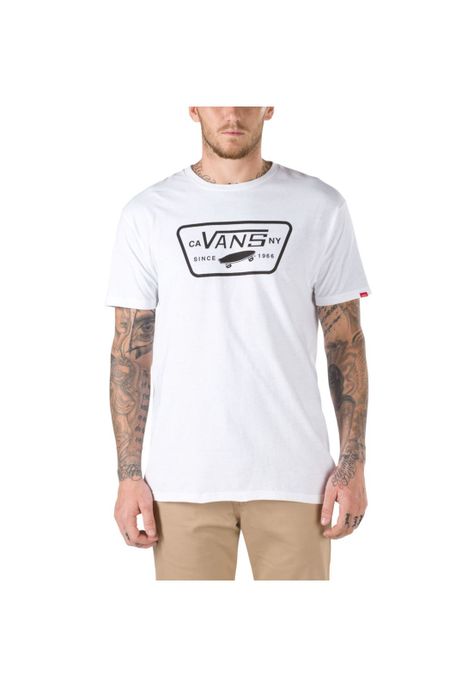 Polera M/C Hombre MN FULL PATCH Blanca-0