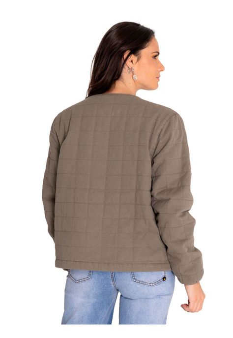 Chaqueta Mujer Heritage Lightweight Quilted Verde-3