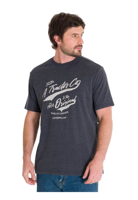 Polera Historic Traditions 5 Hombre Gris Oscura-1