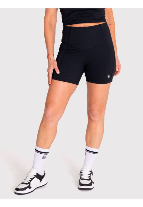 Calza Corta Mujer Kaira Negra-0