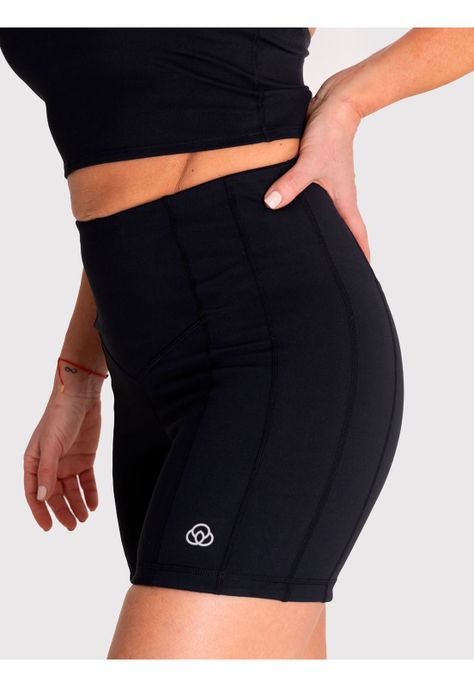 Calza Corta Mujer Kaira Negra-4