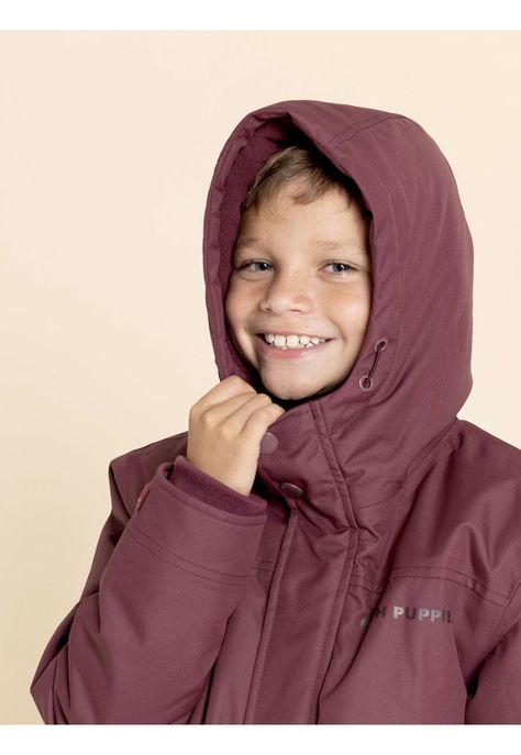 Parka Waterproof  Silvestre Niño Rojo-4