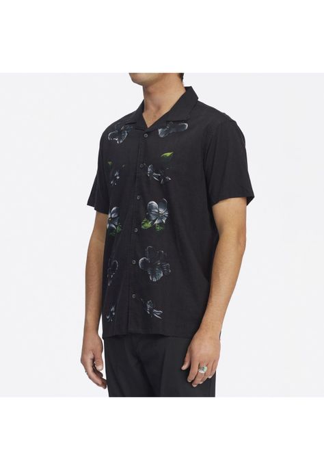 Camisa M/C Hombre Kamea Lazarus Negro-1